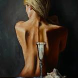 Картина под названием "Pearl necklace" - Oleg Baulin, Подлинное произведение искусства, Масло