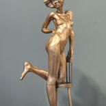 Sculptuur getiteld "Утро" door Oleg Putilin, Origineel Kunstwerk, Bronzen