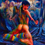 Картина под названием "Eros" - Oleksandr Balbyshev, Подлинное произведение искусства, Масло Установлен на Деревянная рама дл…