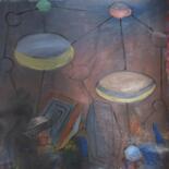 Картина под названием "City/ Mars" - Oleksyi Zagumnyi, Подлинное произведение искусства, Масло