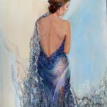 Картина под названием "Sapphire" - Olga Liutova-Amplatz, Подлинное произведение искусства, Масло