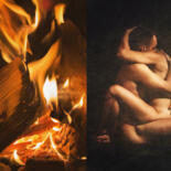 제목이 "The Art of Intimacy…"인 사진 Olga Sukhikh (Lolly Shine)로, 원작, 디지털 알루미늄에 장착됨