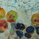绘画 标题为“frutta di stagione” 由Olga Polichtchouk, 原创艺术品, 水彩