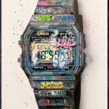 Peinture intitulée "The Watch" par Onemizer, Œuvre d'art originale, Acrylique