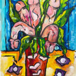 Peinture intitulée "Bouquet" par Sasha Neschastnova, Œuvre d'art originale, Huile