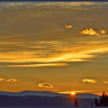 Photographie intitulée "Coucher de soleil. 3" par Alain Brasseur, Œuvre d'art originale