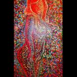 Painting titled "" the muse "" by Oscar Galvan, Original Artwork, Oil