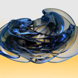 Digitale Kunst getiteld "seven-twisted-spher…" door Patrice Elmer, Origineel Kunstwerk, 3D-modellering