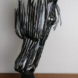 Sculptuur getiteld "Tornado" door Pacom, Origineel Kunstwerk, Metalen