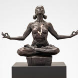 Sculptuur getiteld "Expansion, Boundless" door Paige Bradley, Origineel Kunstwerk, Bronzen