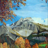 Peinture intitulée "Alpes - Le Grand Fe…" par Jean Parraud, Œuvre d'art originale, Huile
