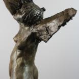 Sculpture titled "Ange bléssé 7" by Pascal Borghi, Original Artwork, Ceramics