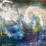 Painting titled "SURF 4" by Pascale Rey-Texier, Original Artwork, Acrylic
