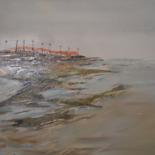 Painting titled "LITTORAL85" by Pascal Pasro, Original Artwork, Oil