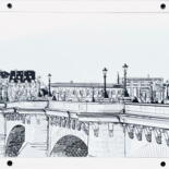 Design intitolato "PARIS Pont-Neuf (El…" da Patrice Le Houedec, Opera d'arte originale, apparecchio