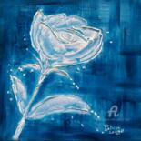 Painting titled "** La Rose des Neig…" by Patrice Le Gall, Original Artwork, Acrylic