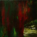 Peinture intitulée "Le bois rouge" par Patricia Neveux, Œuvre d'art originale, Acrylique