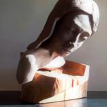 Sculpture titled "Rêverie" by Patrick Bonnet, Original Artwork, Terra cotta