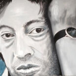 Painting titled "Serge Gainsbourg" by Patrick Noly, Original Artwork, Acrylic