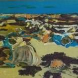 Painting titled "Beach 2" by Paul Antwis, Original Artwork, Acrylic
