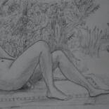 Drawing titled "A day in the country" by Paul Scott, Original Artwork, Graphite