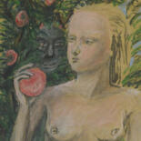 Dessin intitulée "Eve 02" par Paul Scott, Œuvre d'art originale, Pastel