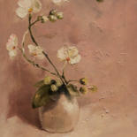 Painting titled "orchid" by Pavel Filin, Original Artwork, Oil