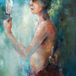 Картина под названием "choice" - Pavel Filin, Подлинное произведение искусства, Масло Установлен на Деревянная рама для носи…