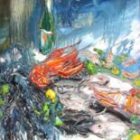 Painting titled "seafood 2" by Pavel Klimov, Original Artwork, Oil