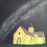 Peinture intitulée "Petite chapelle sci…" par Pascal Boulommier, Œuvre d'art originale, Acrylique