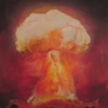 Painting titled "Bombe atomique" by Pascal Boulommier, Original Artwork, Acrylic