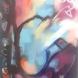 Painting titled "arabesques-mauves.j…" by Penny G Peckmann, Original Artwork, Pastel