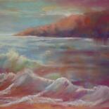 Peinture intitulée "vague.......à l'âme" par Penny G Peckmann, Œuvre d'art originale, Autre
