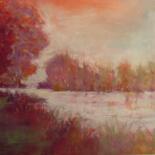 Painting titled "Reflets" by Penny G Peckmann, Original Artwork, Pastel