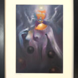 Painting titled "MK Ultra -I" by Peter Pitout, Original Artwork, Oil