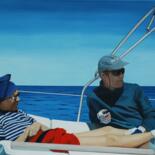 Painting titled "Steady she goes" by Peter Seminck, Original Artwork, Oil