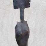 Sculpture intitulée "FIGURE Forgée 116 cm" par Philippe Olive, Œuvre d'art originale, Métaux