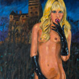 Painting titled "Vampi Nora" by Pictor Mulier, Original Artwork, Acrylic