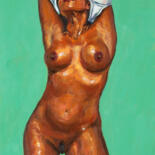 Peinture intitulée "Nota Mu desnudándose" par Pictor Mulier, Œuvre d'art originale, Acrylique