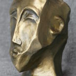 Escultura titulada "tête d'homme" por Pierre Morice, Obra de arte original