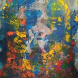 Painting titled "Stop!" by Pinar Akbaba, Original Artwork, Acrylic