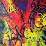 Peinture intitulée "Viens dans mes bras" par Pinkivioletblue, Œuvre d'art originale, Acrylique Monté sur Châssis en bois