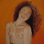 Pintura intitulada "Redhead" por Patrick Miller, Obras de arte originais