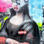 "Mona Trop Pop" başlıklı Tablo Pookky (Francky Art) tarafından, Orijinal sanat, Akrilik