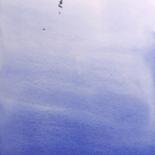 Painting titled "Landing at the top" by Prashant Prabhu, Original Artwork, Watercolor