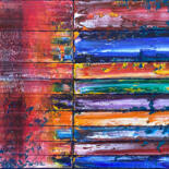 Ζωγραφική με τίτλο "End Of The Rainbow" από Preston M. Smith (PMS), Αυθεντικά έργα τέχνης, Λάδι