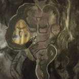 Pittura intitolato "psychoman-of-the-ye…" da Rbio, Opera d'arte originale, Acrilico