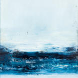 Pittura intitolato "Blue abstract paint…" da Radek Smach, Opera d'arte originale, Acrilico