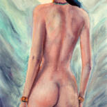 Painting titled "Dawn's Embrace" by Rais Art, Original Artwork, Oil