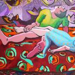 Malerei mit dem Titel "couple paintings co…" von Raphael Perez, Original-Kunstwerk, Acryl